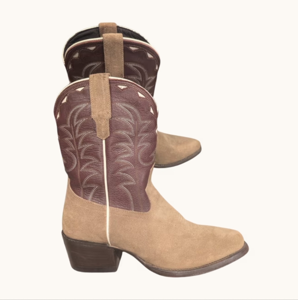 Tecovas Jolene Almond Wine Cowgirl Boots - Picture 4 of 7